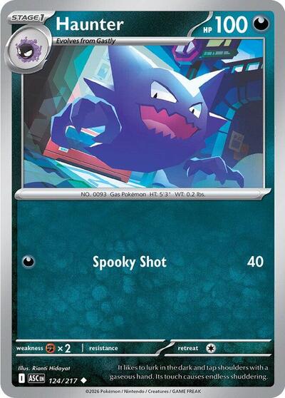 Haunter ME: Ascended Heroes (ASC) - (#124/217) Near Mint