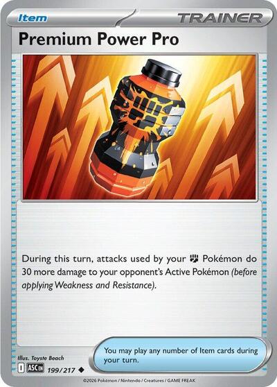 2026 Pokemon: ME: Ascended Heroes (ASC) - Premium Power Pro (#199/217, Uncommon)