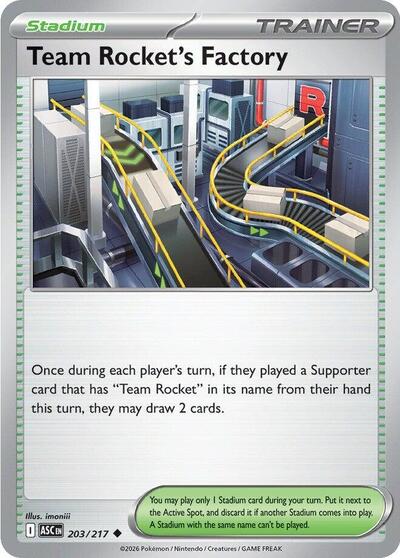 Team Rocket's Factory ME: Ascended Heroes (ASC) - (#203/217) Near Mint
