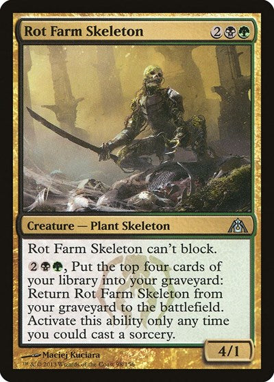 Rot Farm Skeleton Dragon's Maze (DGM) - (#98) Near Mint