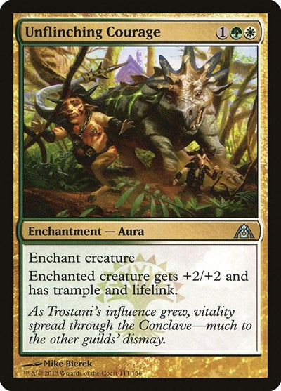 Unflinching Courage Dragon's Maze (DGM) - (#111) Near Mint
