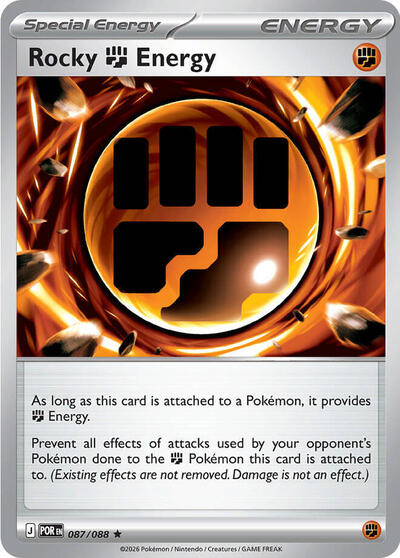 Rocky Fighting Energy ME03: Perfect Order (POR) - (#087/088) Holofoil Near Mint