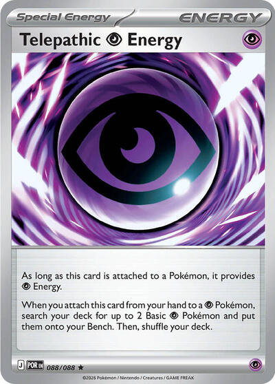 Telepathic Psychic Energy ME03: Perfect Order (POR) - (#088/088) Reverse Holofoil Near Mint