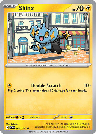 Shinx ME03: Perfect Order (POR) - (#026/088) Near Mint