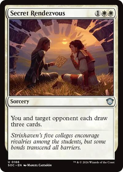 Secret Rendezvous Commander: Secrets of Strixhaven (SOC) - (#166) Near Mint