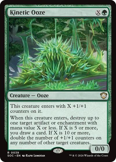 Kinetic Ooze Commander: Secrets of Strixhaven (SOC) - (#39) Near Mint