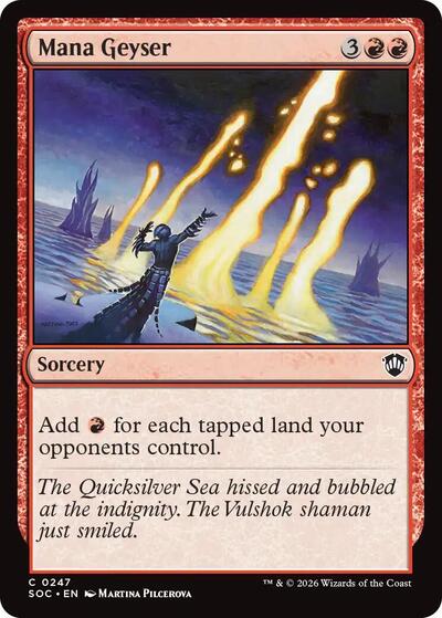 Mana Geyser Commander: Secrets of Strixhaven (SOC) - (#247) Near Mint