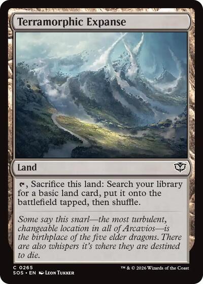 Terramorphic Expanse Secrets of Strixhaven (SOS) - (#265) Near Mint