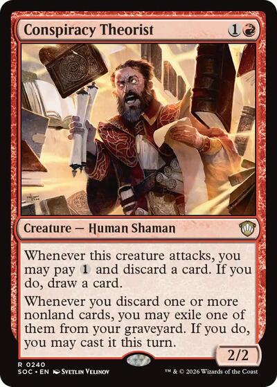 Conspiracy Theorist Commander: Secrets of Strixhaven (SOC) - (#240) Near Mint
