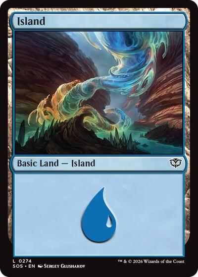 Island 0274 Secrets of Strixhaven (SOS) - (#274) Near Mint