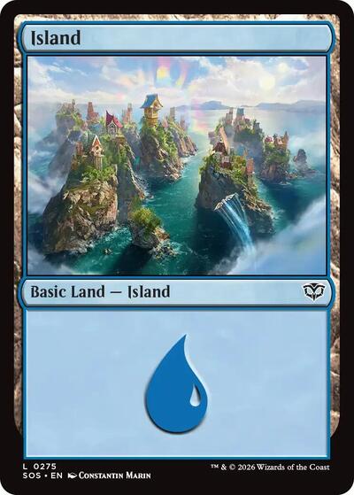 Island 0275 Secrets of Strixhaven (SOS) - (#275) Near Mint
