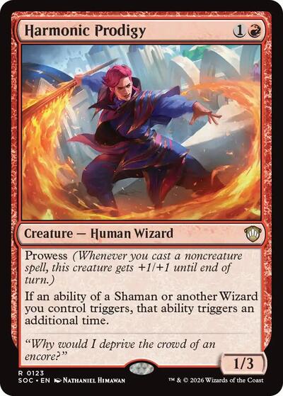 Harmonic Prodigy Commander: Secrets of Strixhaven (SOC) - (#123) Near Mint