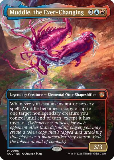 Muddle the Ever Changing Borderless Commander: Secrets of Strixhaven (SOC) - (#5) Foil Near Mint