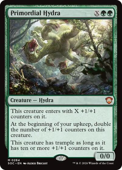 Primordial Hydra Commander: Secrets of Strixhaven (SOC) - (#284) Near Mint