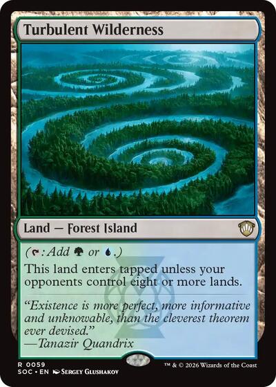 Turbulent Wilderness Commander: Secrets of Strixhaven (SOC) - (#59) Near Mint