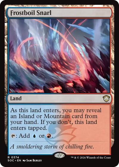 Frostboil Snarl Commander: Secrets of Strixhaven (SOC) - (#374) Near Mint