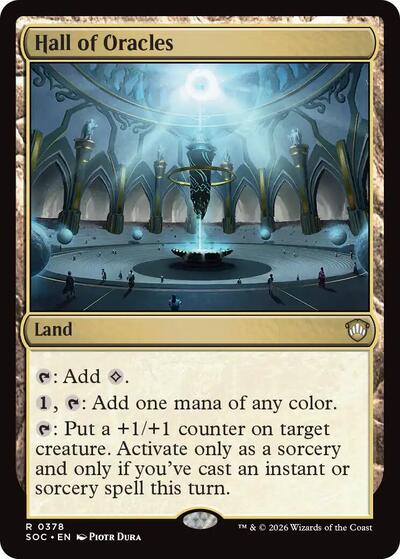 Hall of Oracles Commander: Secrets of Strixhaven (SOC) - (#378) Near Mint