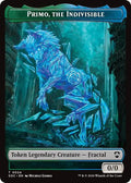 Primo The Indivisible Treasure Double Sided Token Commander: Secrets of Strixhaven (SOC) - (#24 // 12) Near Mint