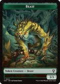 Beast Fractal 0004 Double Sided Token Commander: Secrets of Strixhaven (SOC) - (#14 // 4) Near Mint