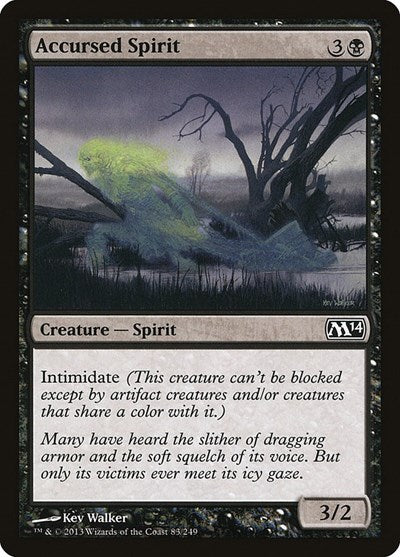 Accursed Spirit Magic 2014 (M14) (M14) - (#83) Near Mint