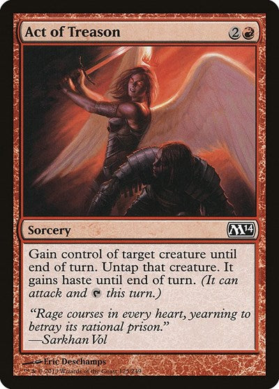 Act of Treason Magic 2014 (M14) (M14) - (#125) Near Mint