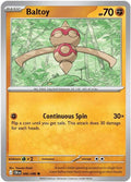 2026 Pokemon: ME04: Chaos Rising (CRI) - Baltoy (#046/086, Common)