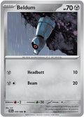 2026 Pokemon: ME04: Chaos Rising (CRI) - Beldum (#059/086, Common)