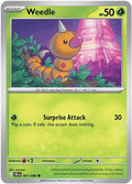2026 Pokemon: ME04: Chaos Rising (CRI) - Weedle (#001/086, Common)