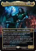 Doctor Doom, King of Latveria (Borderless) Commander: Marvel Super Heroes (MSC) - (#6) Foil Near Mint