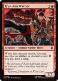 K'un-Lun Warrior Marvel Super Heroes (MSH) - (#140) Near Mint