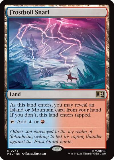 Frostboil Snarl Commander: Marvel Super Heroes (MSC) - (#246) Near Mint