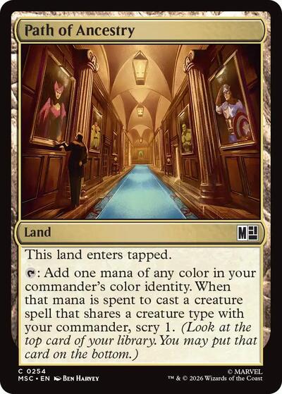 Path of Ancestry Commander: Marvel Super Heroes (MSC) - (#254) Near Mint