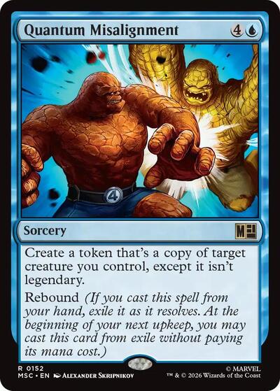 Quantum Misalignment Commander: Marvel Super Heroes (MSC) - (#152) Near Mint