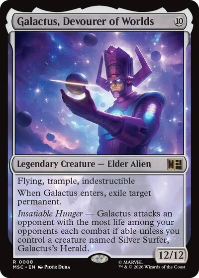 Galactus, Devourer of Worlds Commander: Marvel Super Heroes (MSC) - (#8) Near Mint