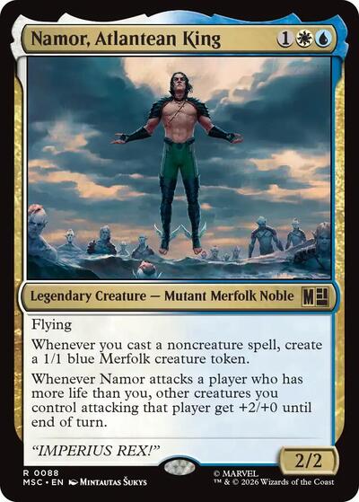 Namor, Atlantean King Commander: Marvel Super Heroes (MSC) - (#88) Near Mint