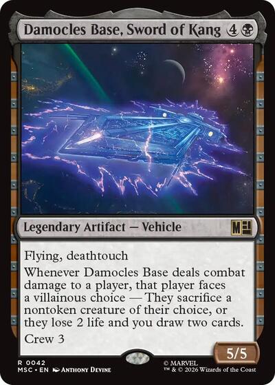 Damocles Base, Sword of Kang Commander: Marvel Super Heroes (MSC) - (#42) Near Mint