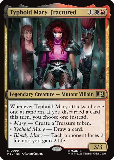 Typhoid Mary, Fractured Commander: Marvel Super Heroes (MSC) - (#99) Near Mint