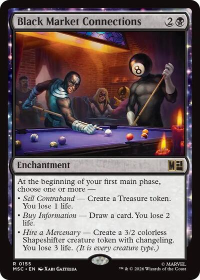 Black Market Connections Commander: Marvel Super Heroes (MSC) - (#155) Near Mint