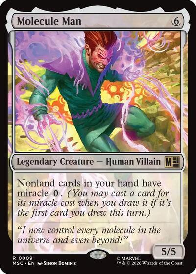 Molecule Man Commander: Marvel Super Heroes (MSC) - (#9) Near Mint