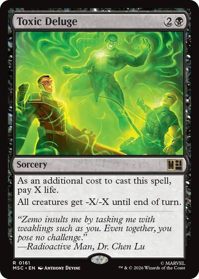 Toxic Deluge Commander: Marvel Super Heroes (MSC) - (#161) Near Mint