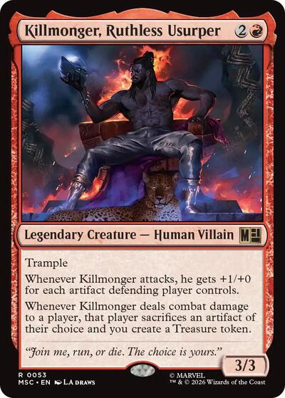 Killmonger, Ruthless Usurper Commander: Marvel Super Heroes (MSC) - (#53) Near Mint
