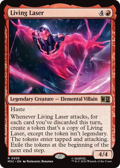 Living Laser Commander: Marvel Super Heroes (MSC) - (#55) Near Mint