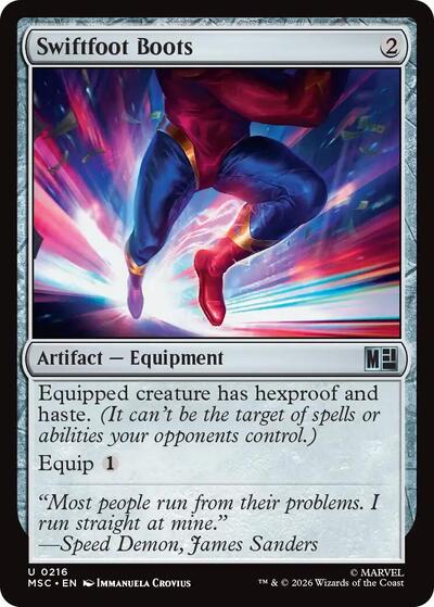 Swiftfoot Boots Commander: Marvel Super Heroes (MSC) - (#216) Near Mint