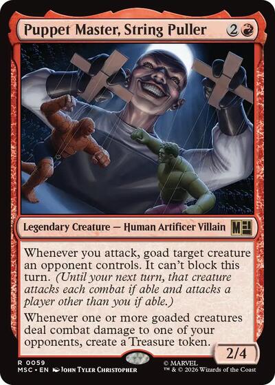 Puppet Master, String Puller Commander: Marvel Super Heroes (MSC) - (#59) Near Mint