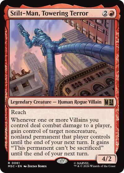 Stilt-Man, Towering Terror Commander: Marvel Super Heroes (MSC) - (#61) Near Mint