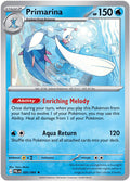 Primarina 020 084 ME05: Pitch Black (PBL) - (#020/084) Holofoil Near Mint