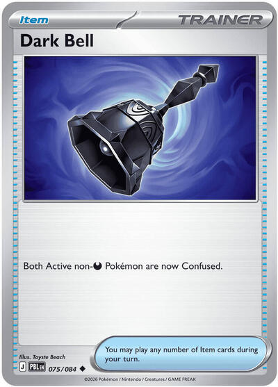 2026 Pokemon: ME05: Pitch Black (PBL) - Dark Bell 075 084 (#075/084, Uncommon)