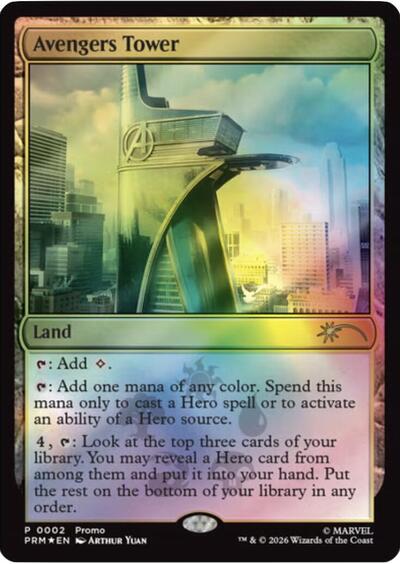 Avengers Tower Unique and Miscellaneous Promos (UMP) - (#2) Foil Near Mint