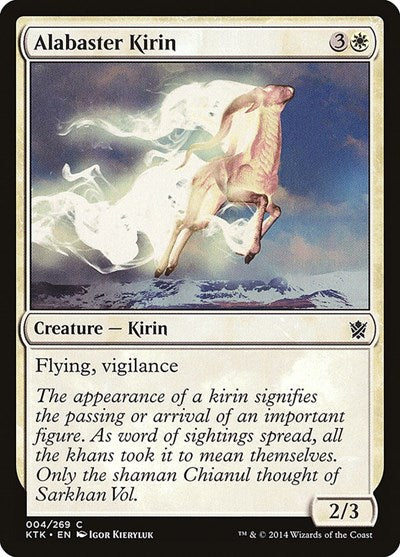 Alabaster Kirin Khans of Tarkir (KTK) - (#4) Near Mint