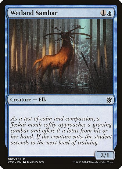 Wetland Sambar Khans of Tarkir (KTK) - (#62) Near Mint
